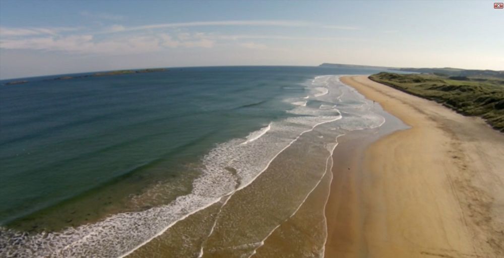 Hotel Portrush Adelphi Zewnętrze zdjęcie Aerial view of the beach