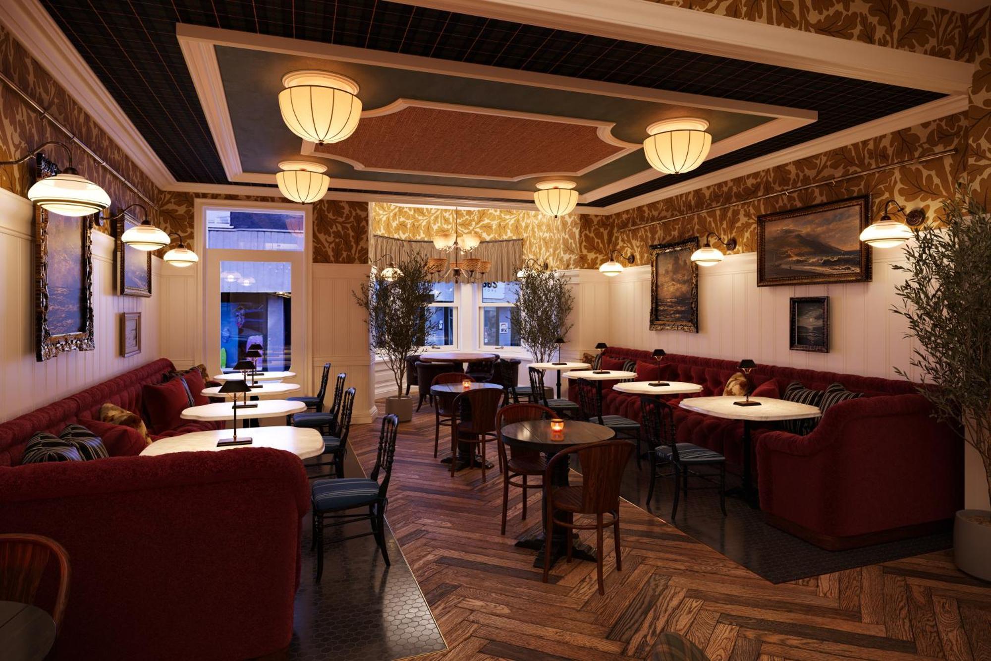 Hotel Portrush Adelphi Zewnętrze zdjęcie Interior of the restaurant